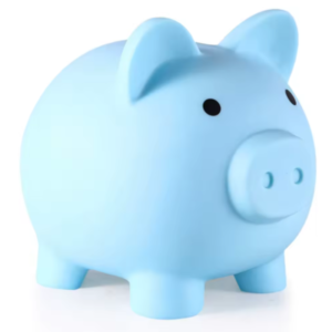 Hucha Cerdito Azul
