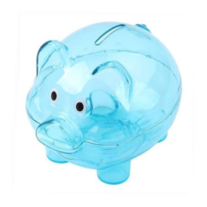 Hucha Cerdito Transparente 3